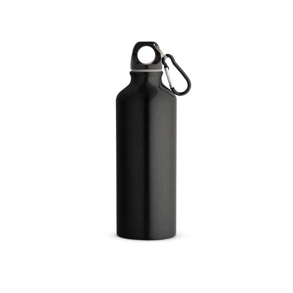RE-LANDSCAPE M. Återvunnen aluminiumflaska med karbinhake 530 mL
