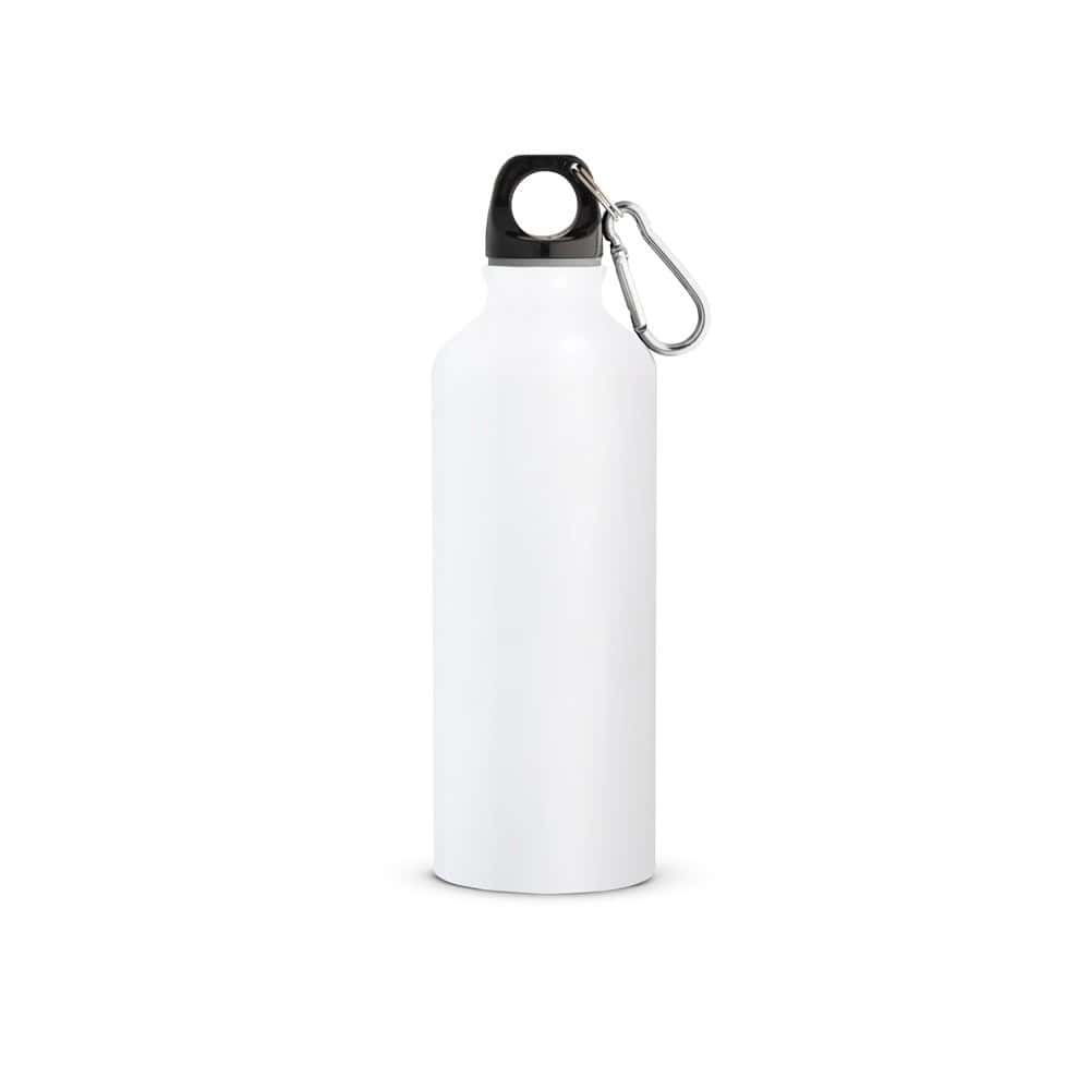 RE-LANDSCAPE M. Återvunnen aluminiumflaska med karbinhake 530 mL