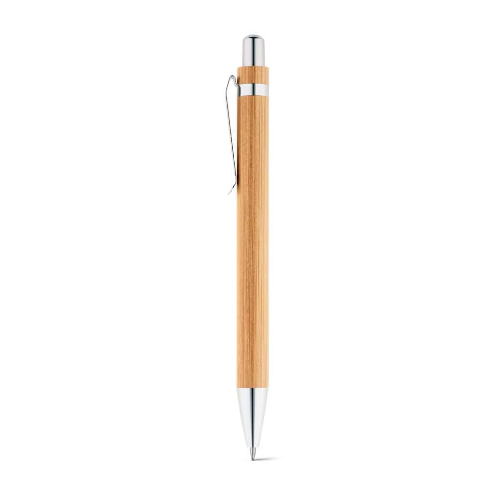 GREENY. Penna och mekanisk penna set av bambu