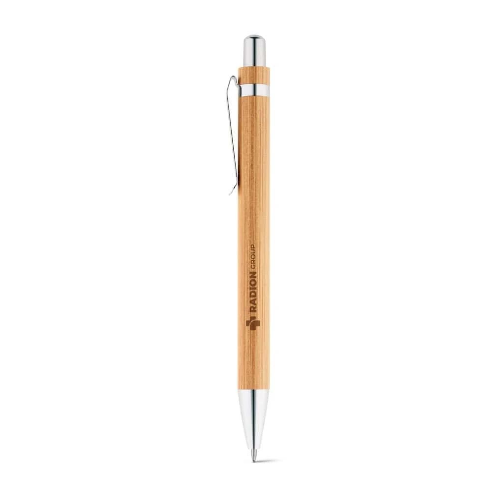 GREENY. Penna och mekanisk penna set av bambu
