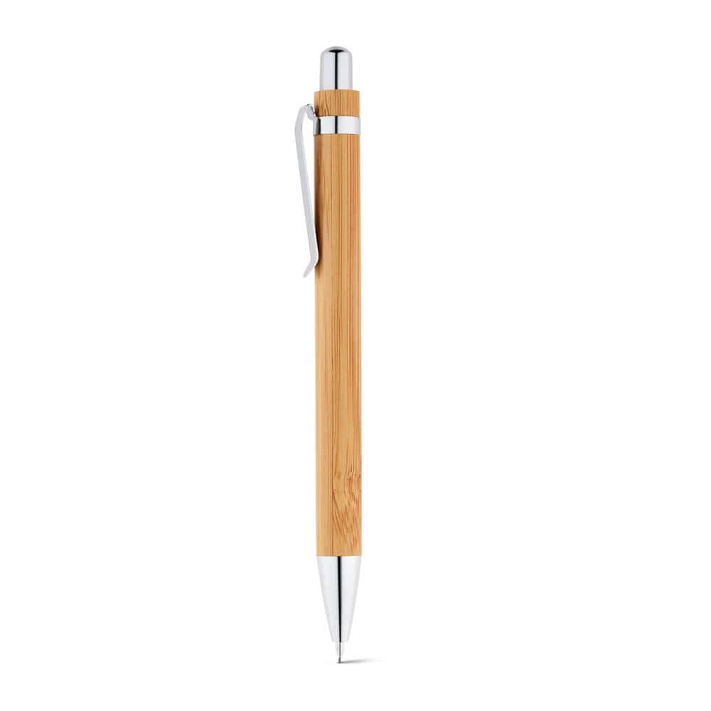 GREENY. Penna och mekanisk penna set av bambu