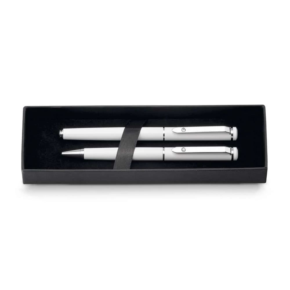 CALIOPE SET. Rullpenna och kulspetspenna i metall och kolfiber