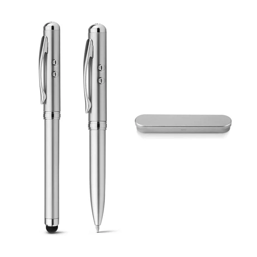 LAPOINT. Multifunktionell penna av metall