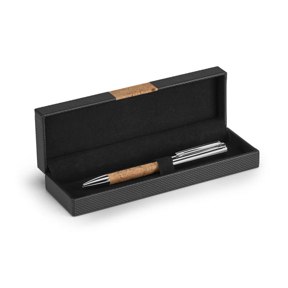 CORK. Penna i kork och metall med vridmekanism