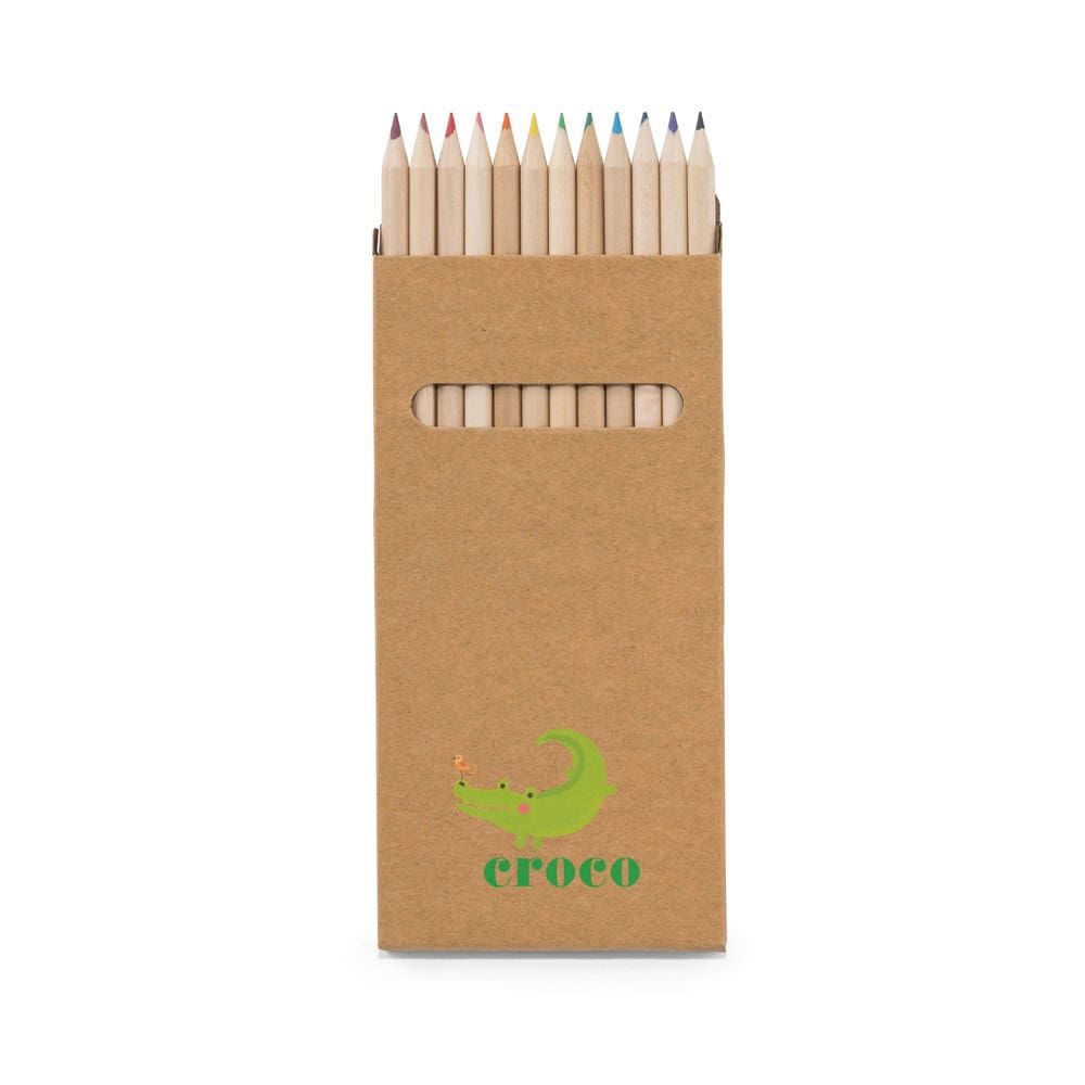 CROCO. Box med 12 färgkritor