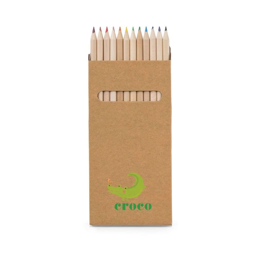 CROCO. Box med 12 färgkritor