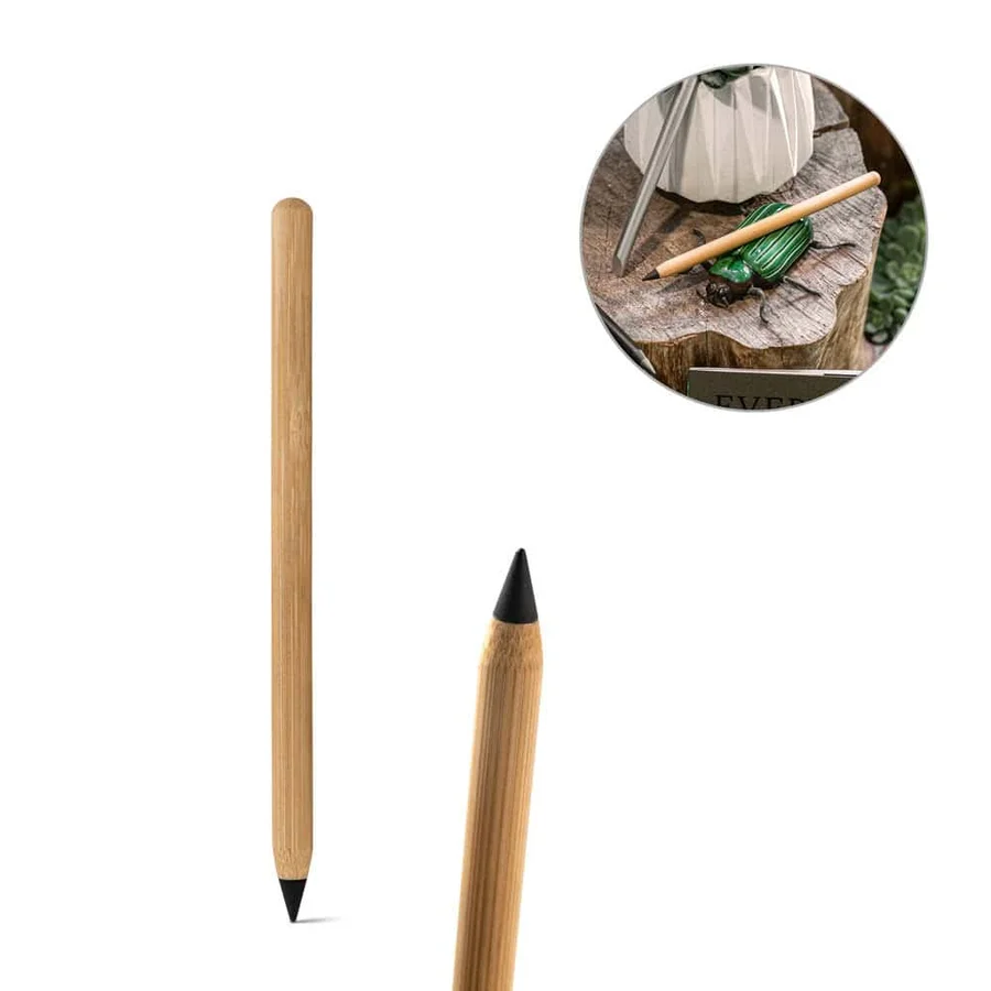 INFINITY. Bläckfri penna i bambu med spets av grafit