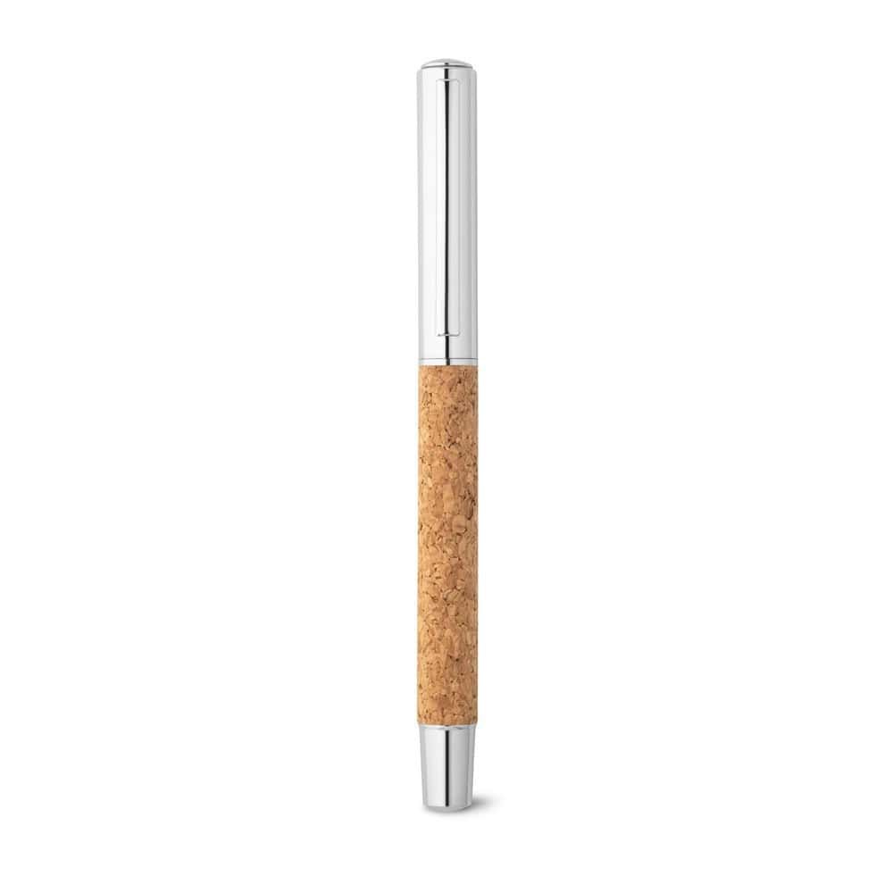 ANDREW. rollerball penna i rostfritt stål (90 % rSS) och kork med klämma