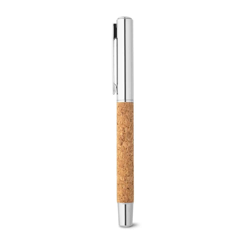 ANDREW. rollerball penna i rostfritt stål (90 % rSS) och kork med klämma