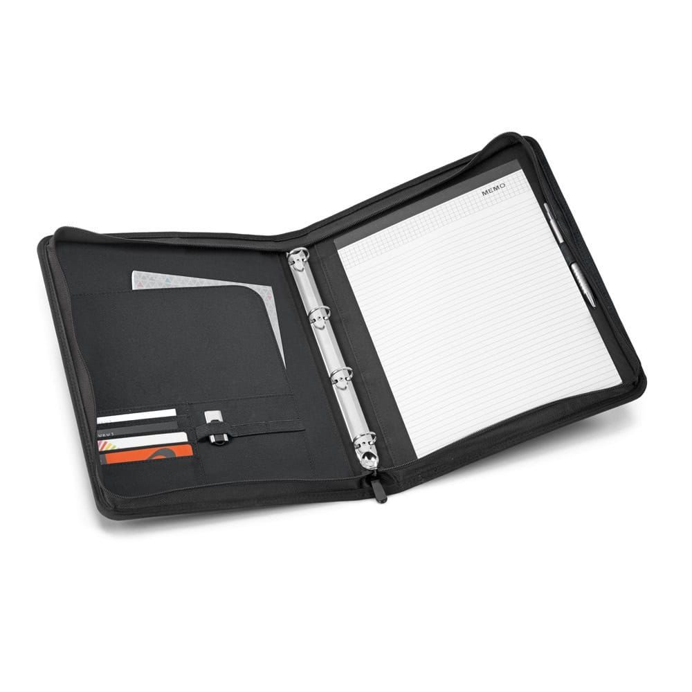 AUSTER. A4-mapp i 600D med linjerade sidor