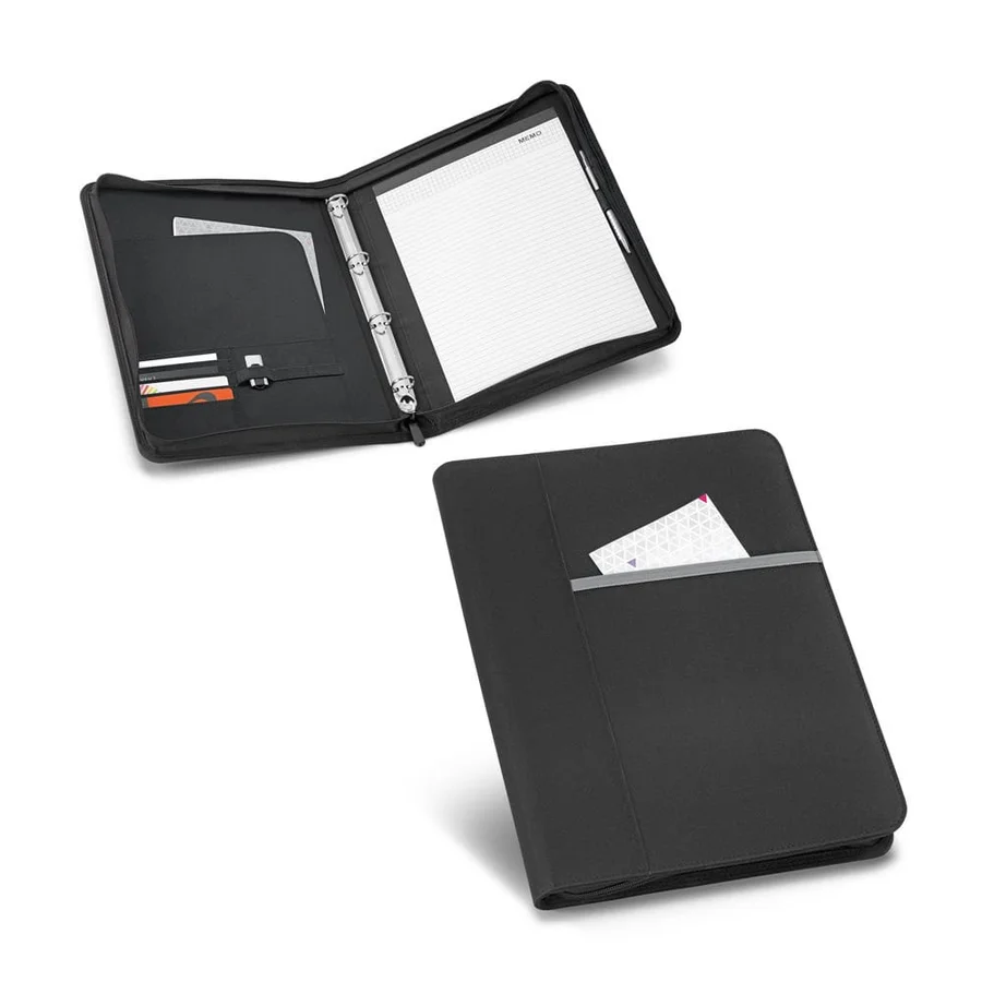 AUSTER. A4-mapp i 600D med linjerade sidor