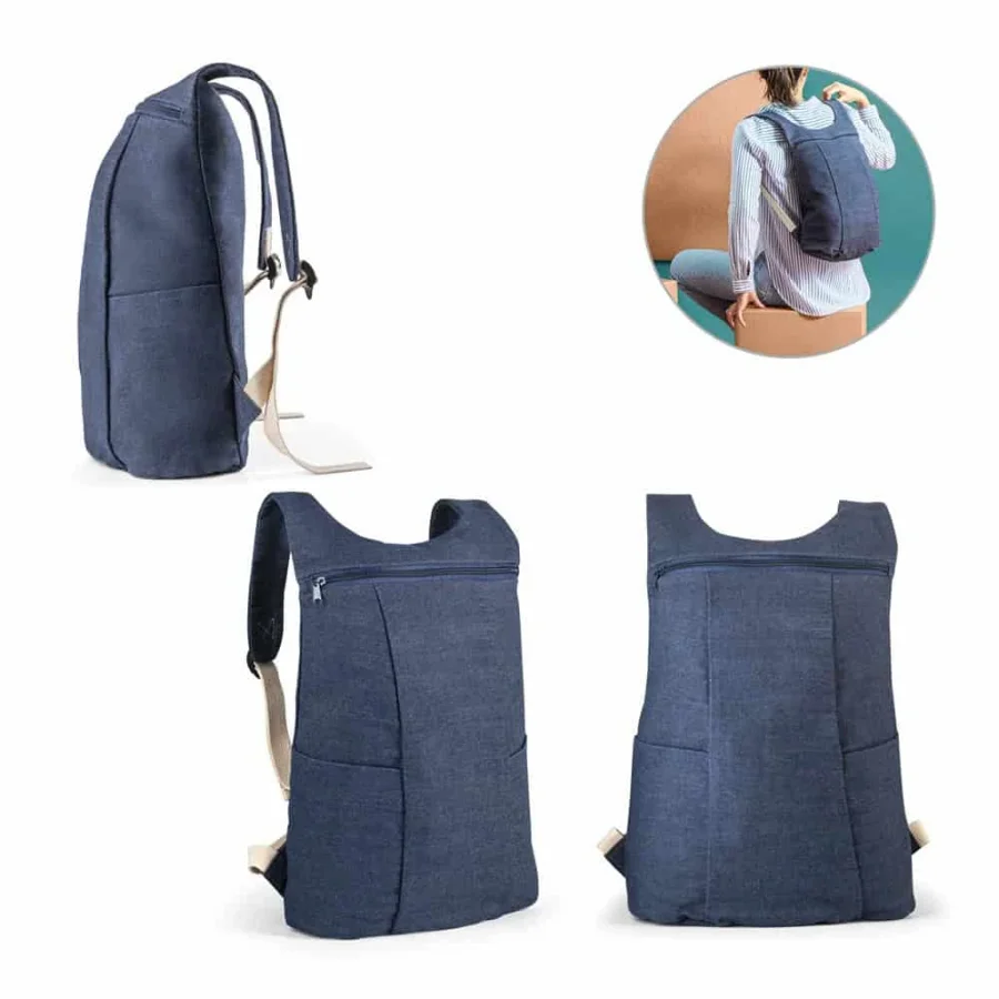 DENIM BPACK. Ryggsäck i jeanstyg (300 g/m²)