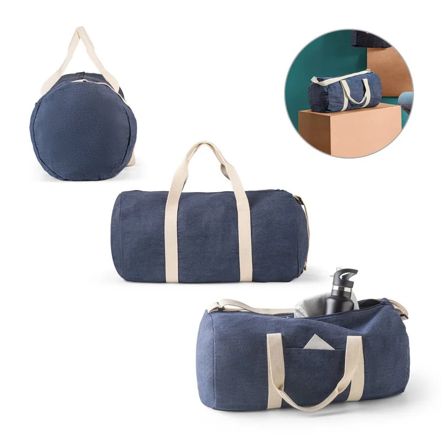 DENIM BAG. Sportväska i jeanstyg (300 g/m²)