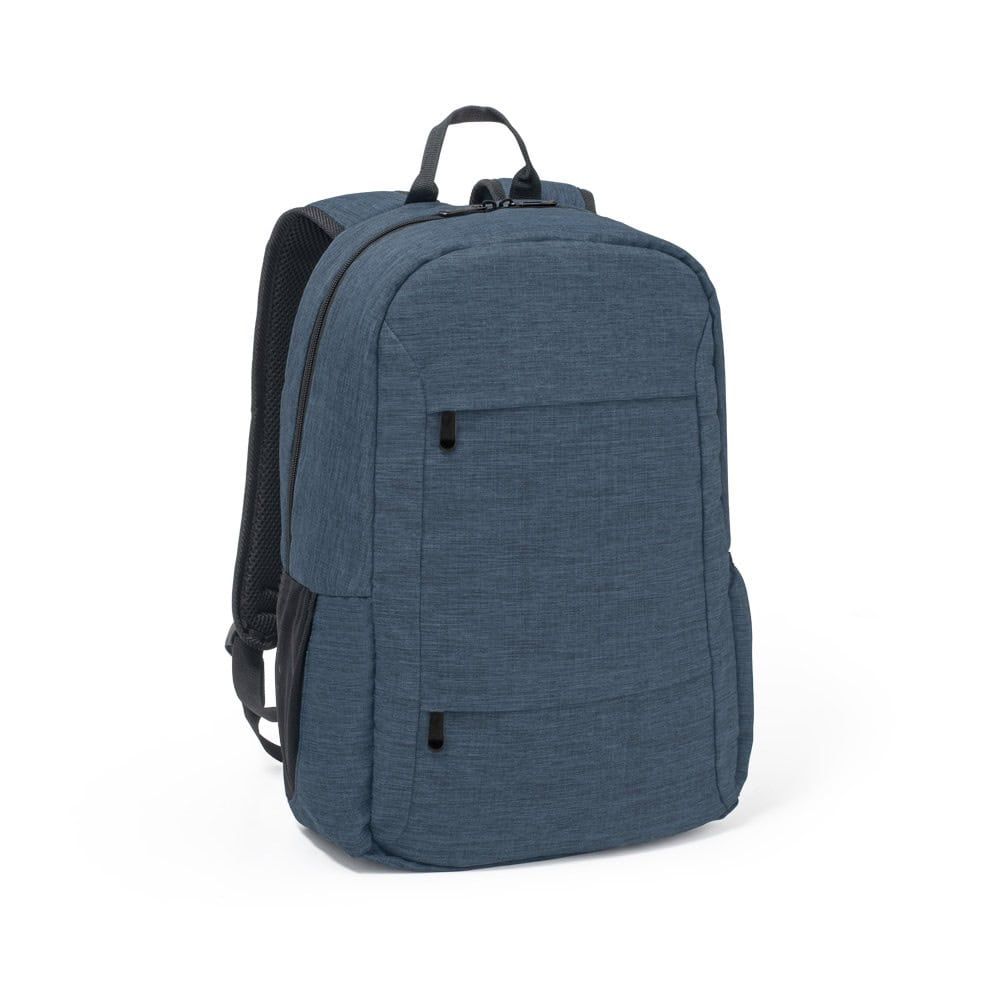 Blå ryggsäck för laptop tillverkad av 100% återvunnen PET.