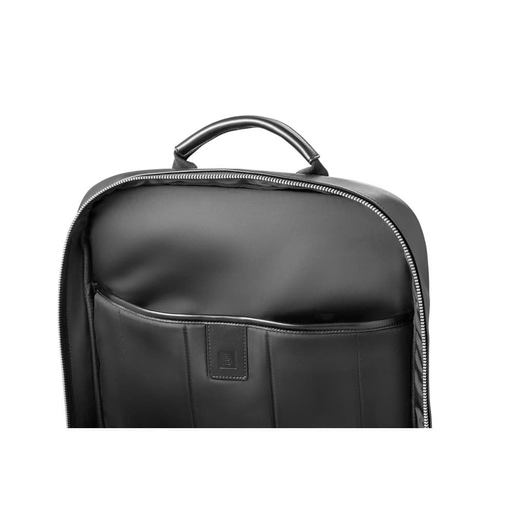 Ryggsäck för laptop upp till 15.6'' i tyg och PU.