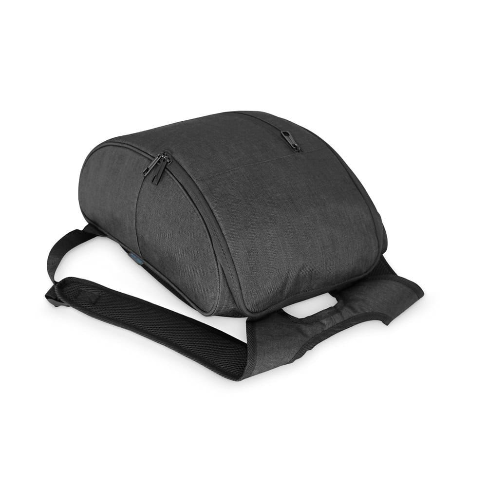 Mörkgrå LUNAR ryggsäck för laptop med 15.6-tums fack och justerbara remmar. Perfekt för arbete och r.