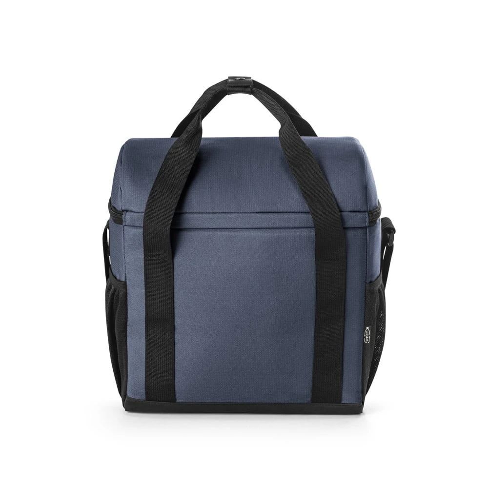 Vadderad kylväska i återvunnen polyester 600D ripstop, perfekt för mat och dryck.