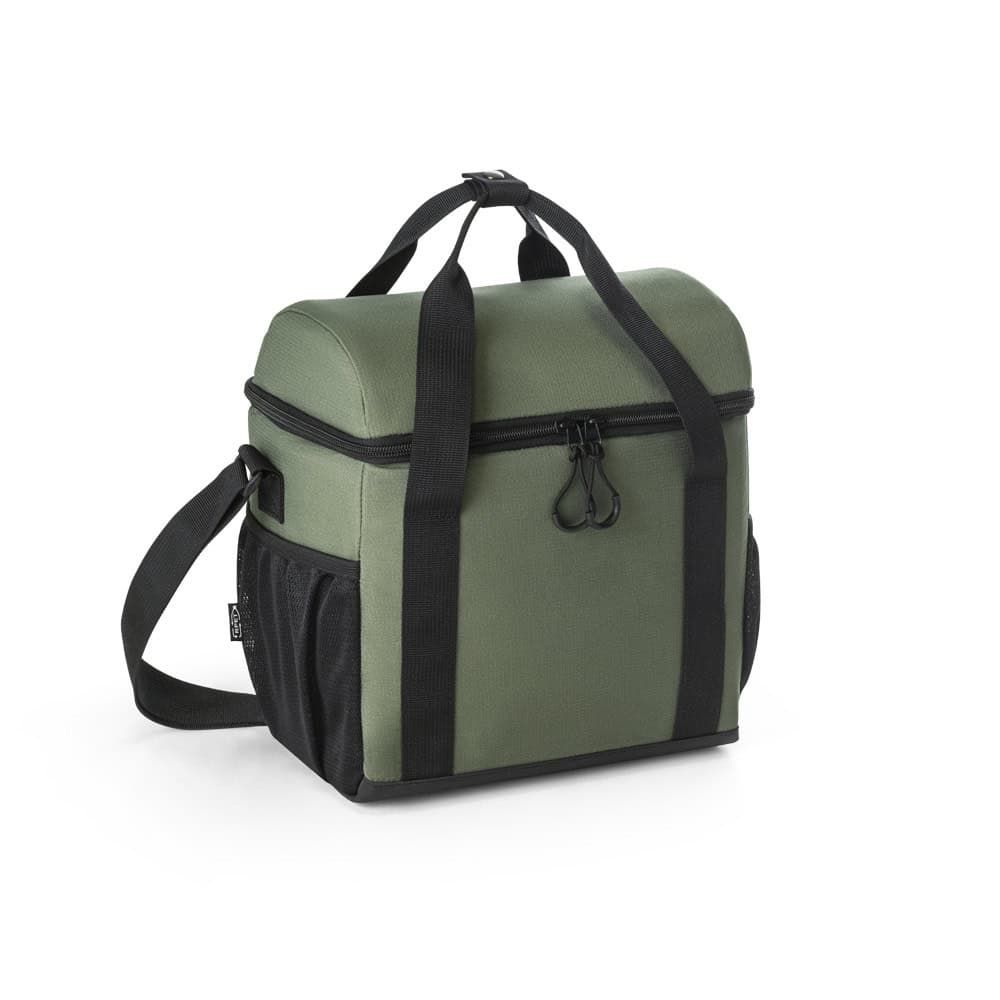 Vadderad kylväska i återvunnet polyester 600D ripstop, 11 L, perfekt för mat och dryck.