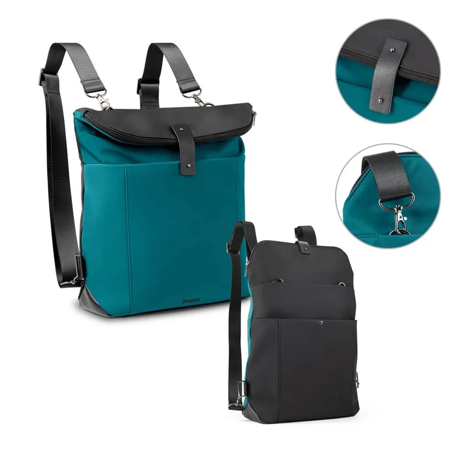 ROVER BACKPACK II. Ryggsäck i tyg och PU