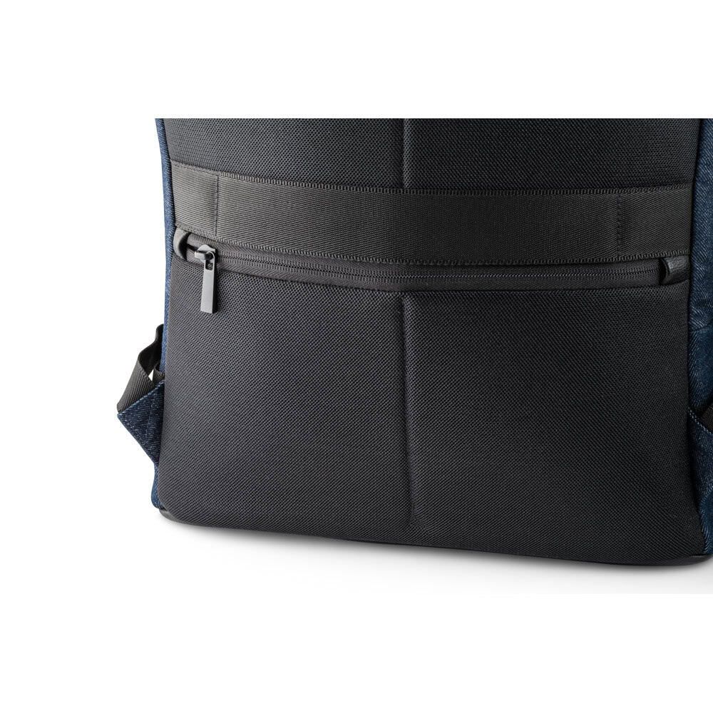 DIVERGENT BACKPACK I. Laptopryggsäck upp till 15.6'' i denim och PU