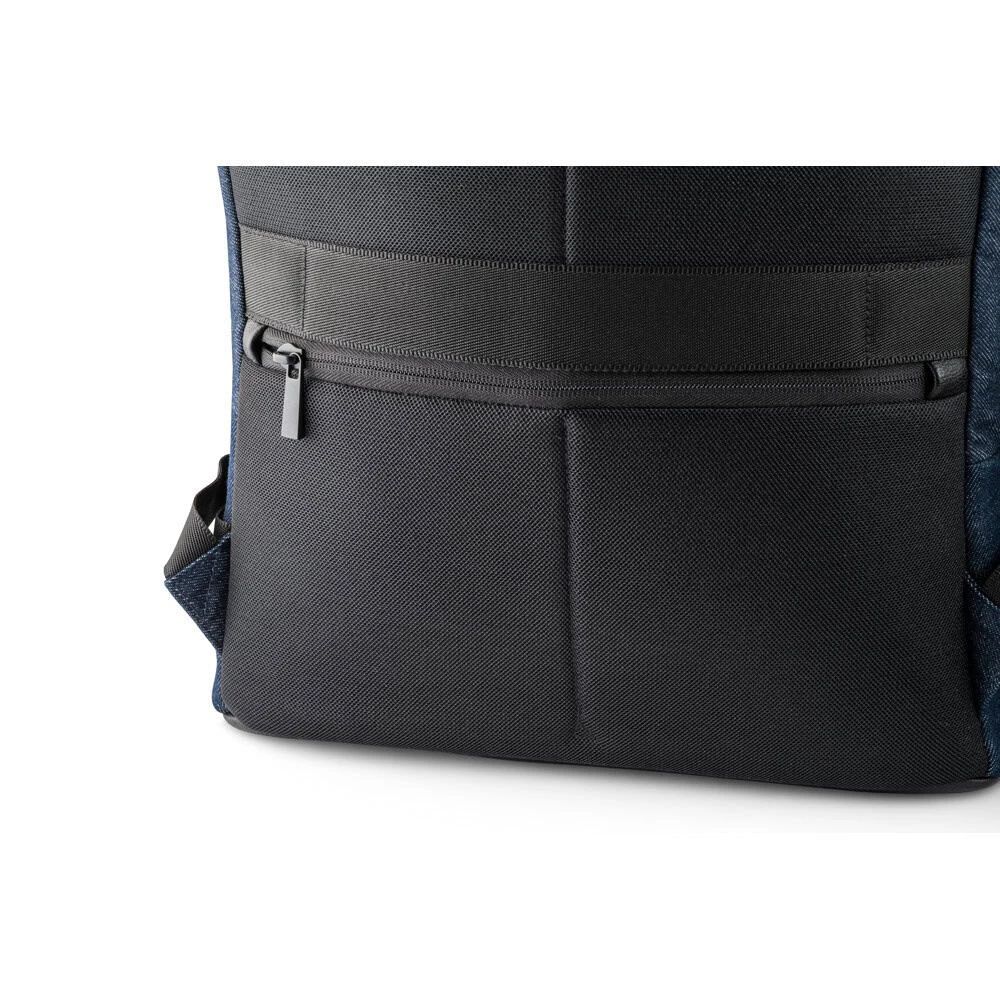 DIVERGENT BACKPACK I. Laptopryggsäck upp till 15.6'' i denim och PU