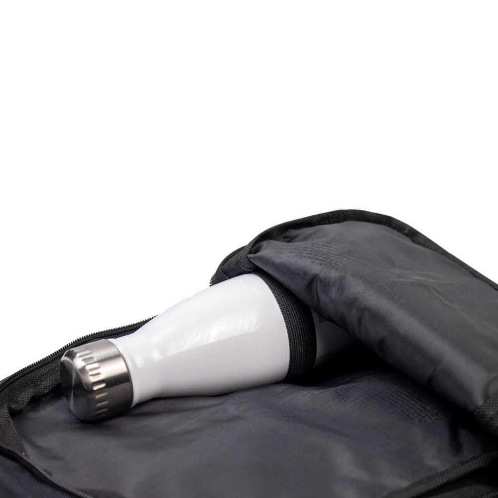 DELFOS. Ryggsäck i 300D medåtervunnen polyester och 600D medåtervunnen polyester med enkelrem och foder av 210D återvunnet polyester