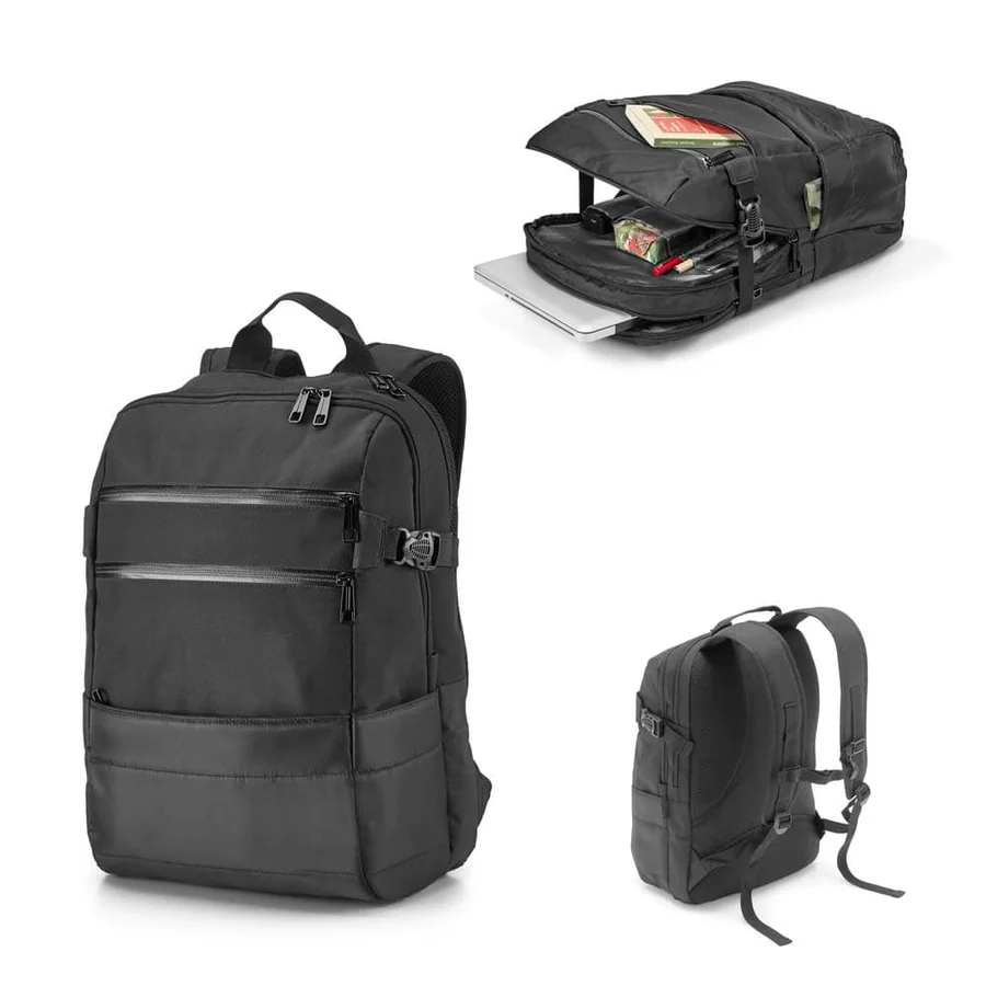 ZIPPERS BPACK. Laptopryggsäck 15.6'' i 840D och 300D jacquard