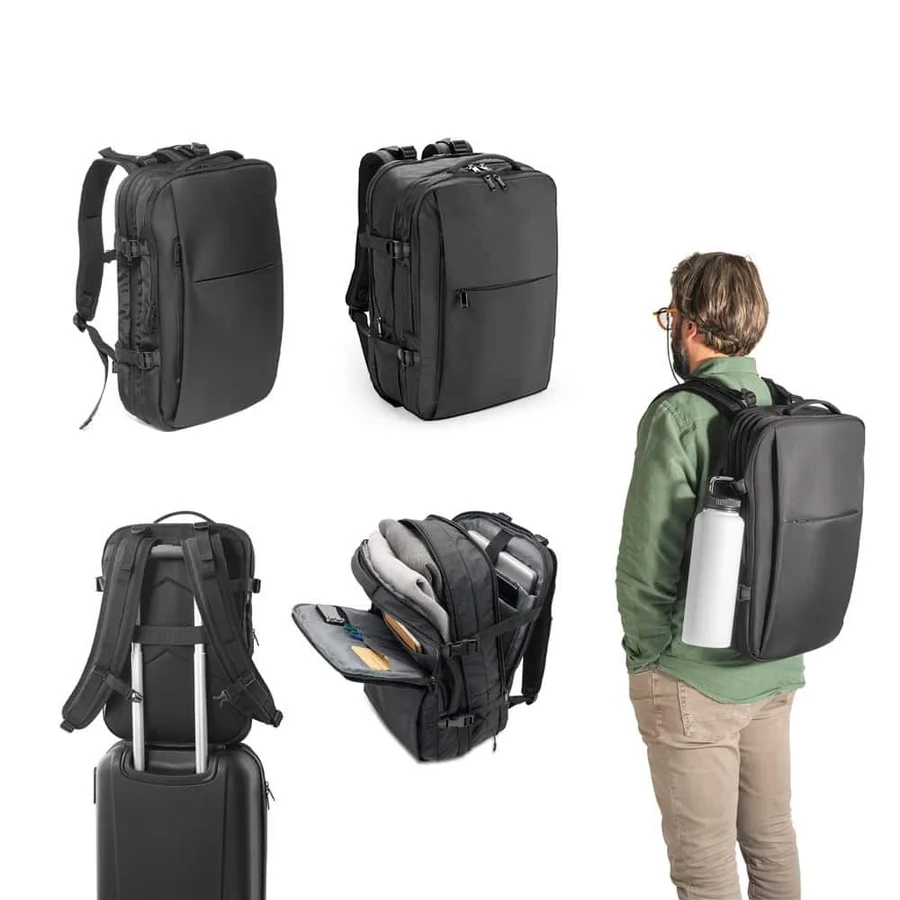 DALLAS. Reseryggsäck i 600D polyester med reflexer för 17.3" laptop