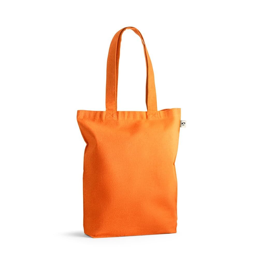 MERIDA. Väska (220 g/ m²) i bomull (50%), återvunnen bomull (30%) och polyester (20% rPET)