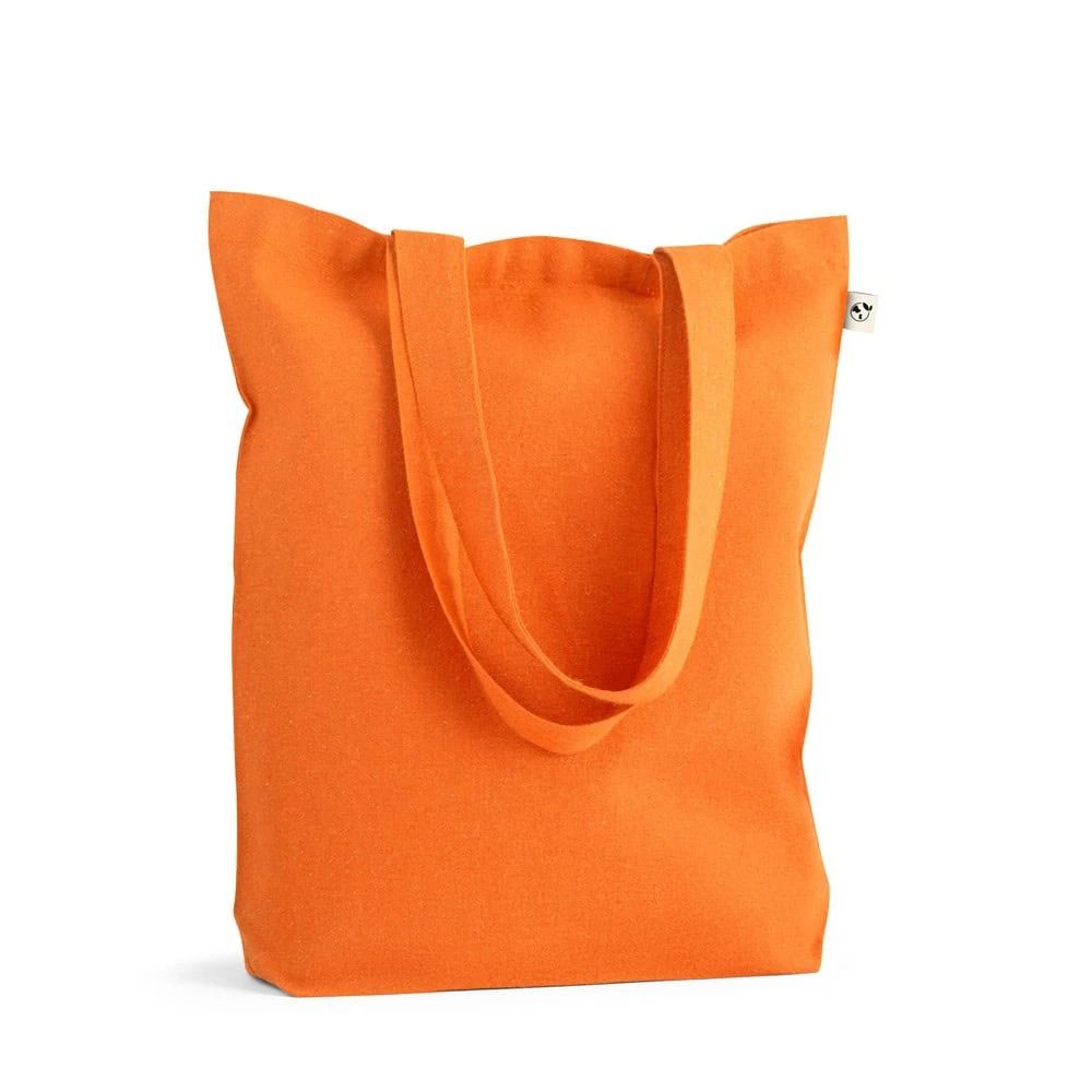 MERIDA. Väska (220 g/ m²) i bomull (50%), återvunnen bomull (30%) och polyester (20% rPET)