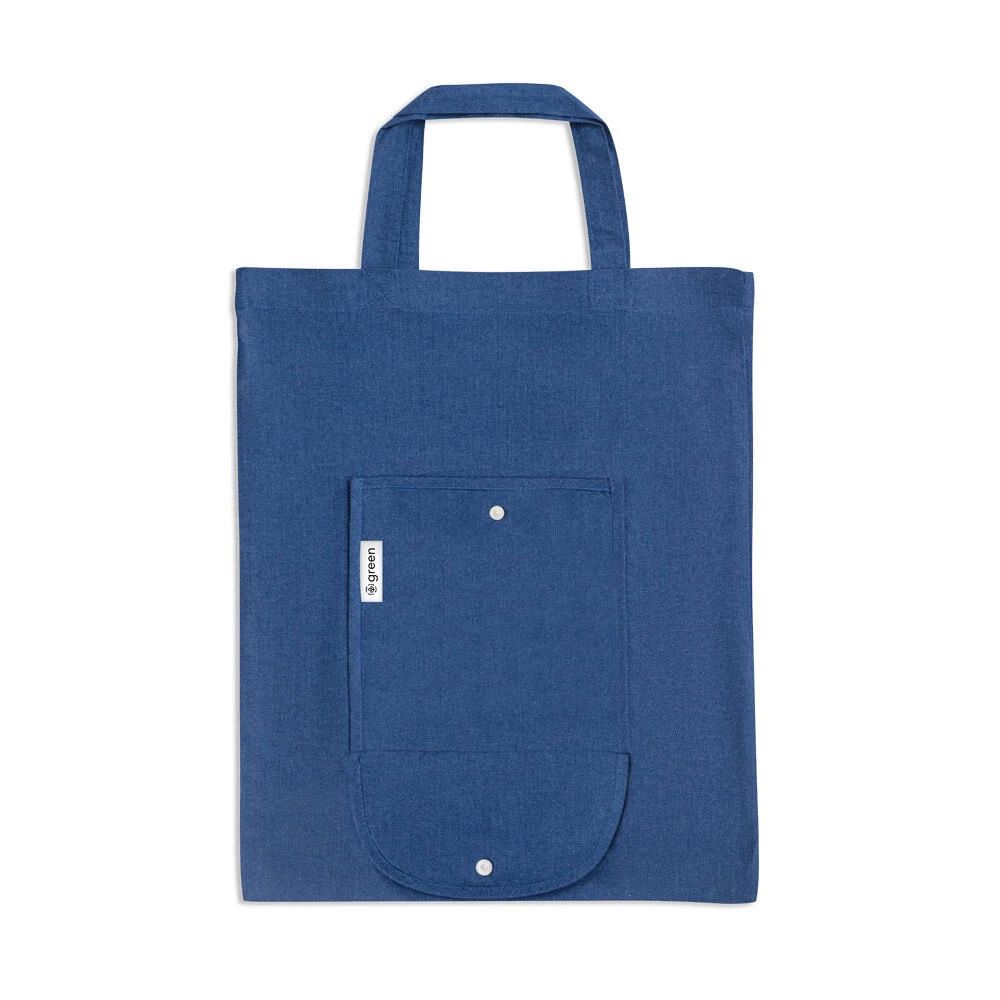 SIENA. Hopvikbar påse i bomull (50%), återvunnen bomull (30%) och polyester (20% rPET) (140 g/m²)