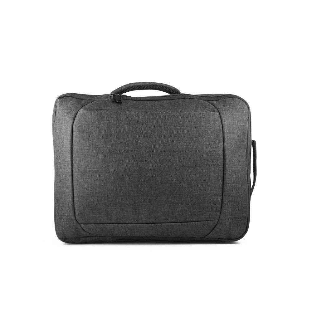 Svart Agera Alexandria 600D 2 i 1 ryggsäck för 15.6" laptop.