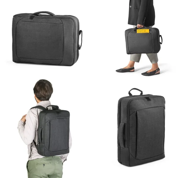 ALEXANDRIA. 600D 2 i 1 ryggsäck för 15.6" laptop – profilreklam med tryck från ExpoTryck