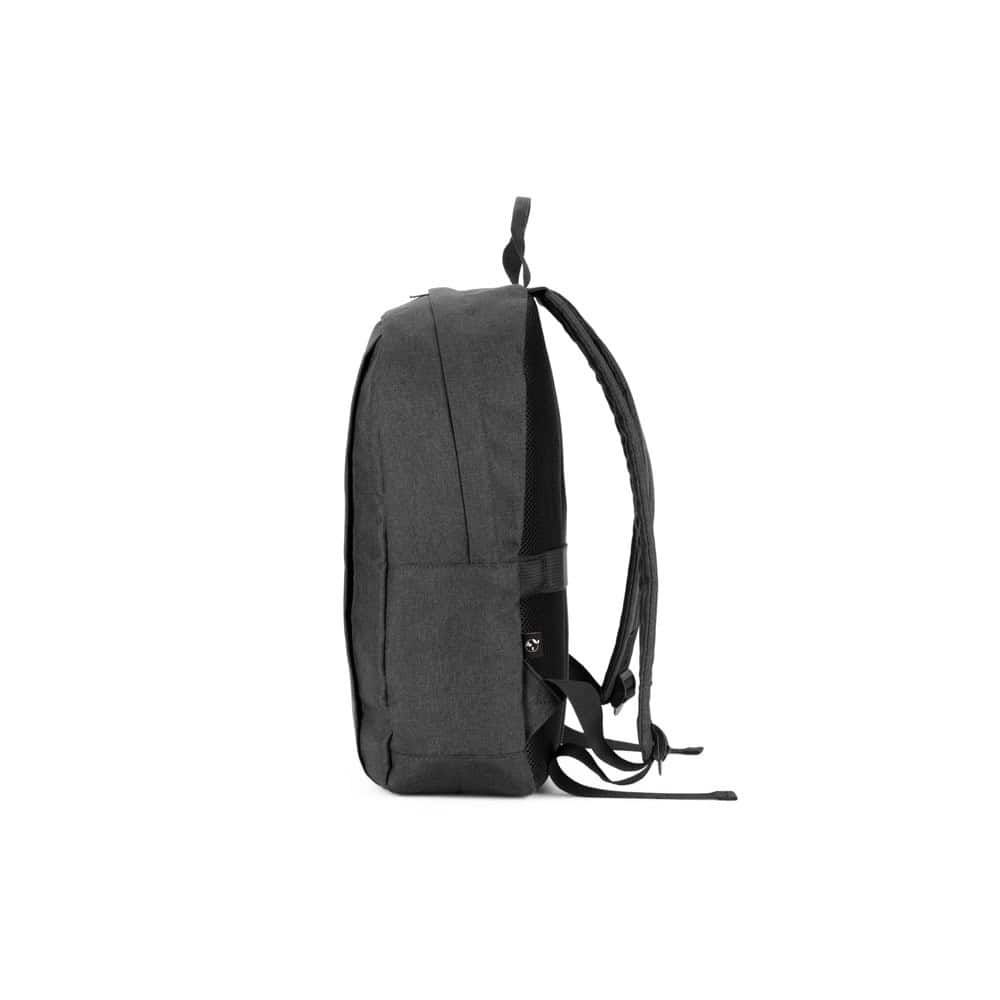 Ryggsäck i 600D återvunnen polyester med vadderad laptopficka.
