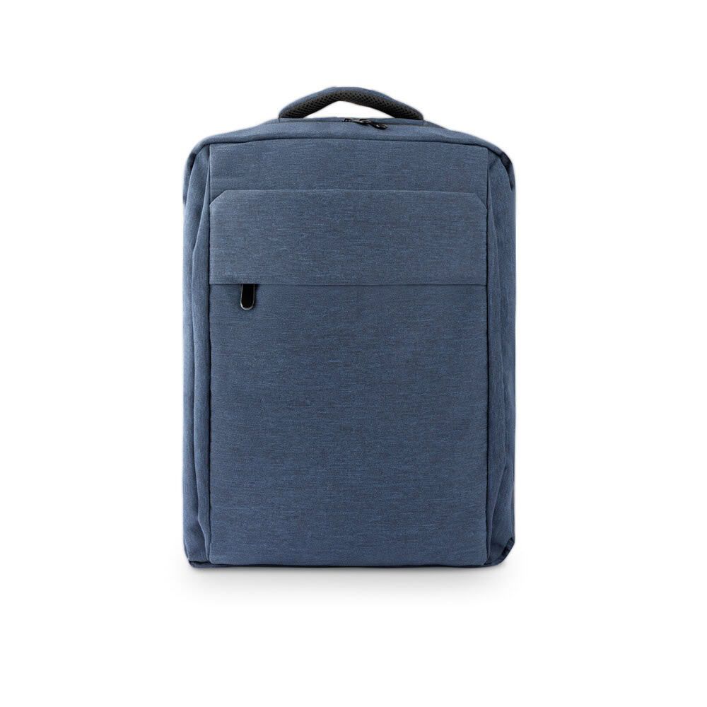 Helt vadderad laptopryggsäck i blått med flera fack för 15.6" dator.