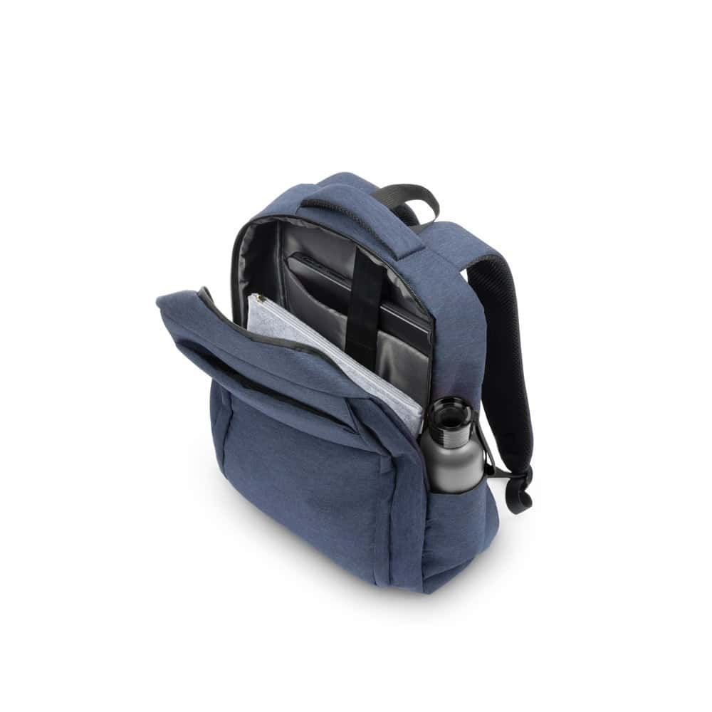Helt vadderad laptopryggsäck i återvunnen polyester för 15,6" laptop.