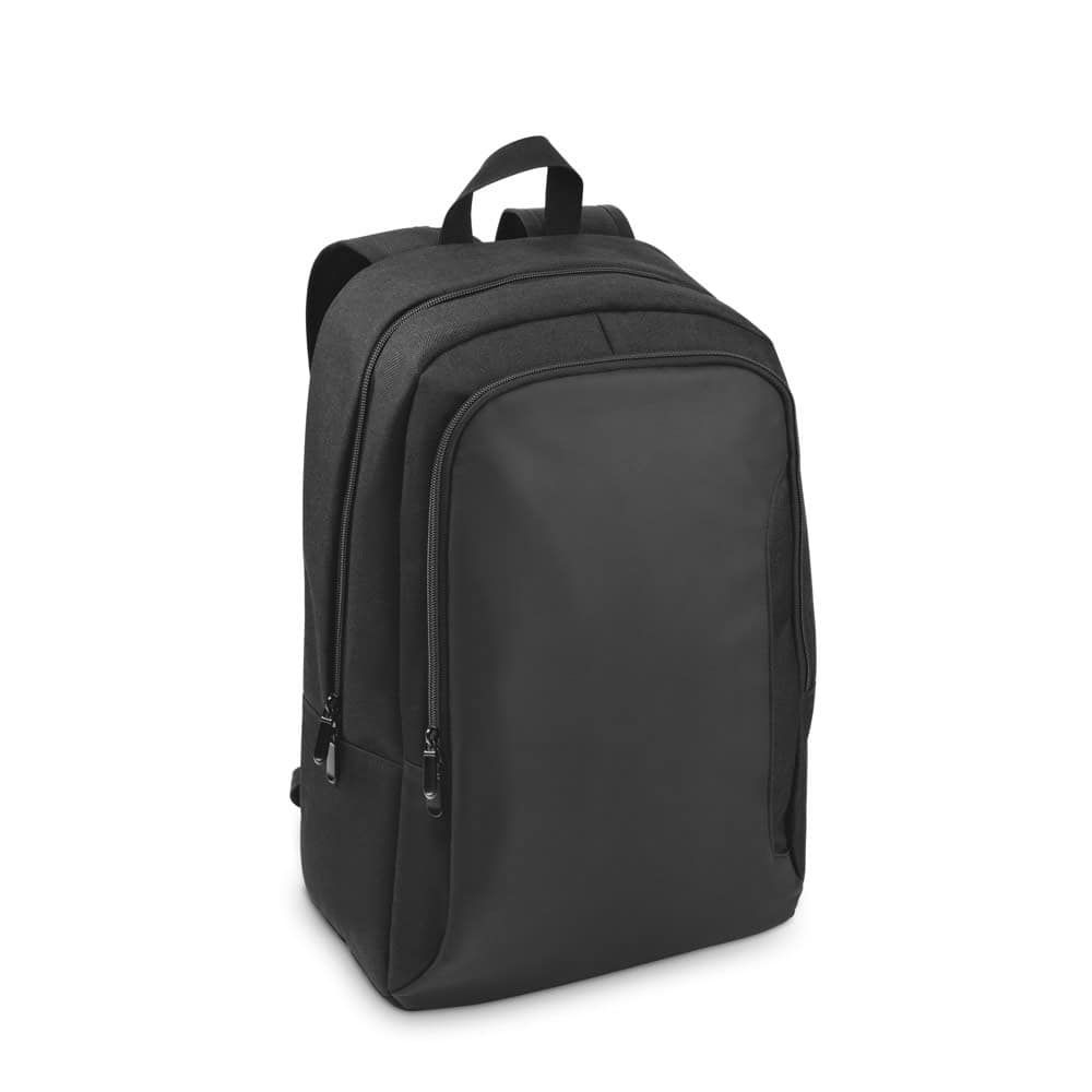 Ryggsäck i högdensitet 600D återvunnen polyester, perfekt för arbete och fritid.