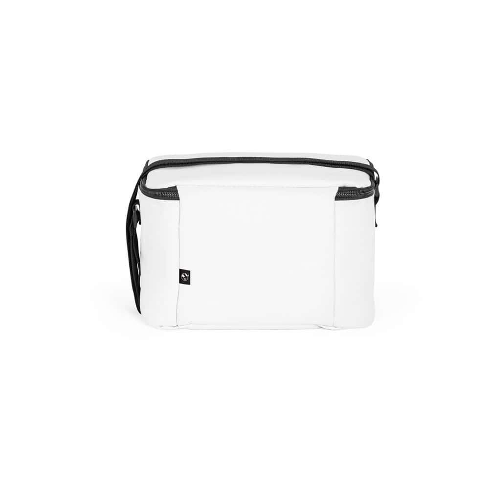 Kylväska i 600D återvunnen polyester med justerbart band.