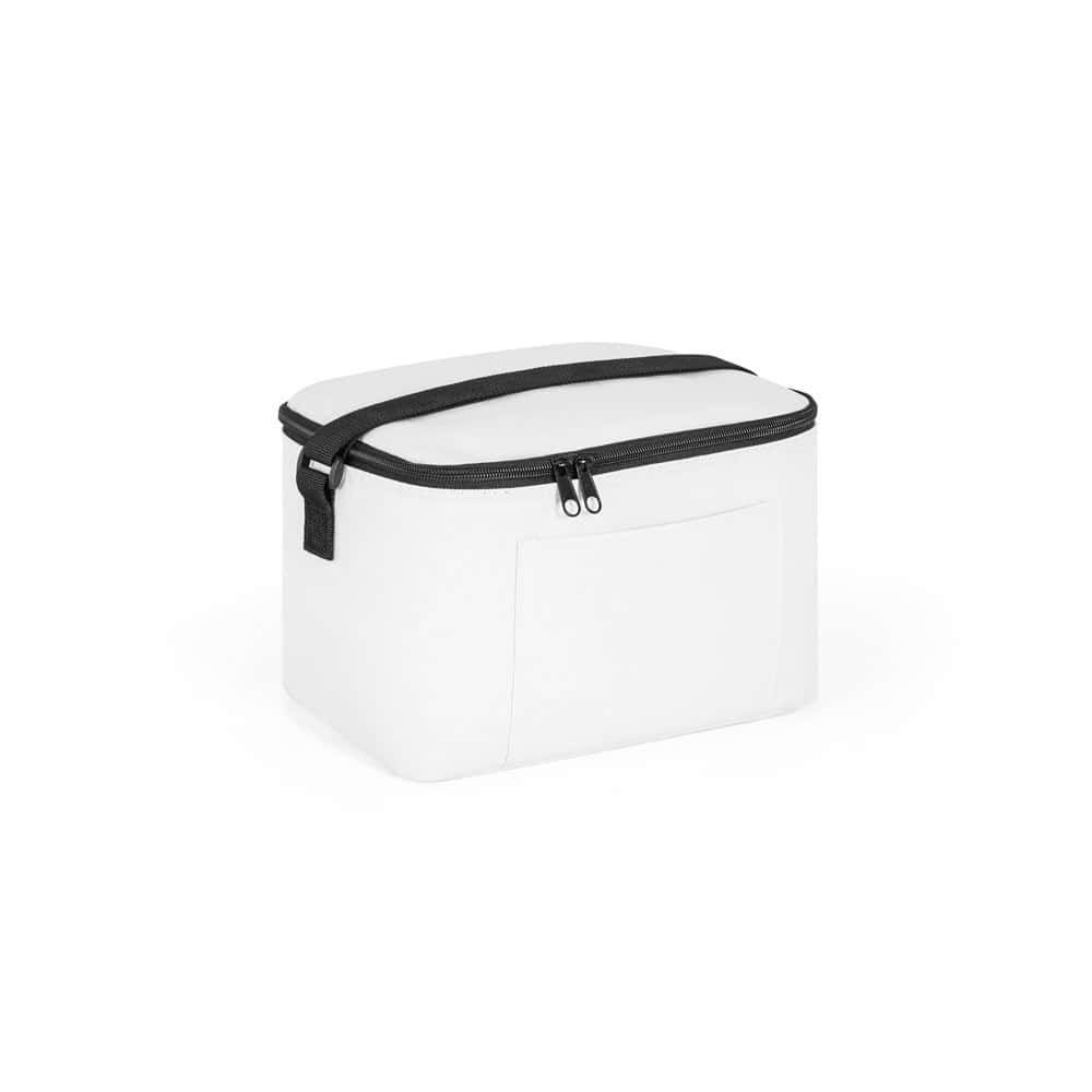 Kylväska i 600D återvunnen polyester med justerbart band.