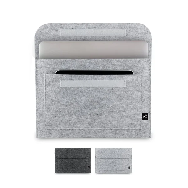 FELPY SLEEVE. Laptopväska i återvunnen filt (100% rPET) – profilreklam med tryck från ExpoTryck