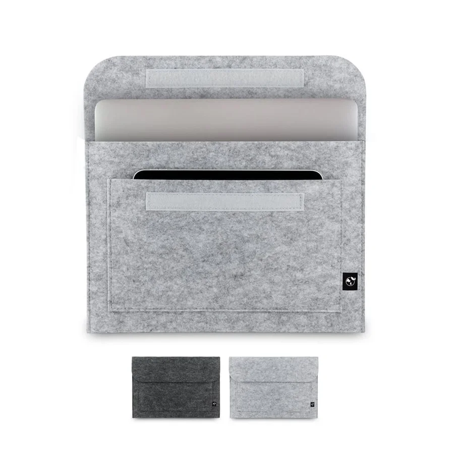 FELPY SLEEVE. Laptopväska i återvunnen filt (100% rPET)