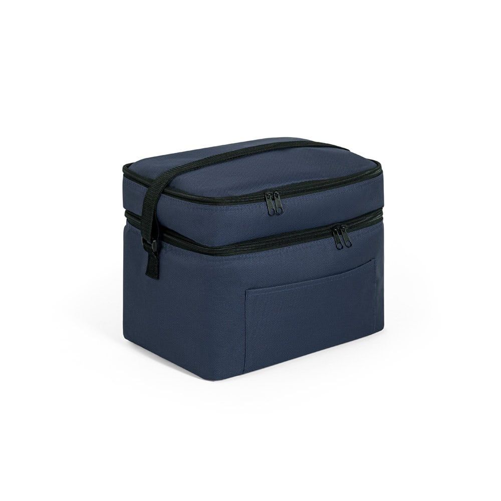 Kylväska i 600D återvunnen polyester med justerbart vävband, perfekt för kylning på resor och utflyk.