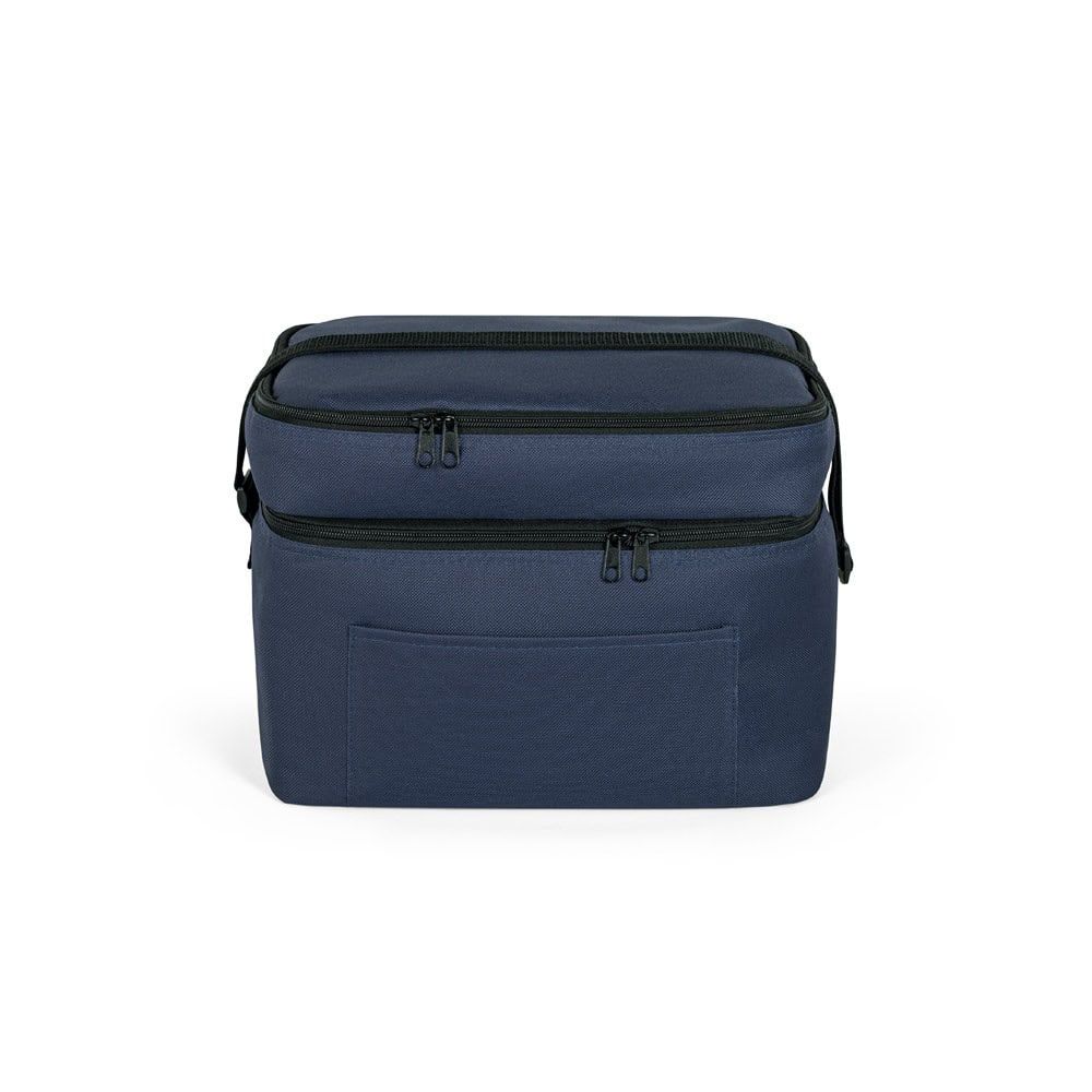 Kylväska i 600D återvunnen polyester med justerbart vävband.