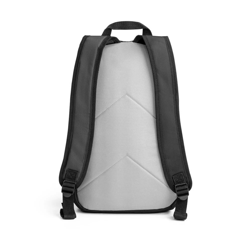 Ryggsäck i slitstark 600D polyester för vardagsbruk och resor. Ergonomisk design med justerbara axel.
