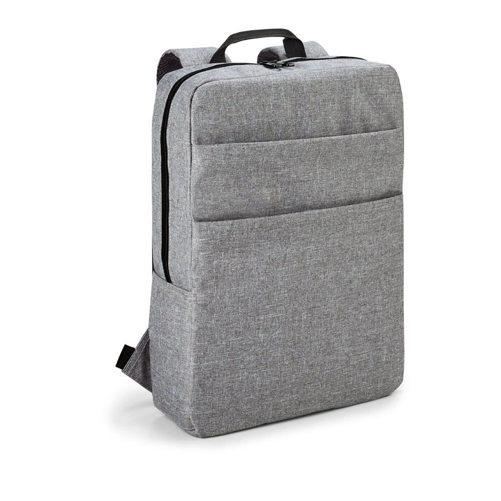 Grafitgrå laptopväska i 600D med hög täthet för 15,6" bärbar dator.