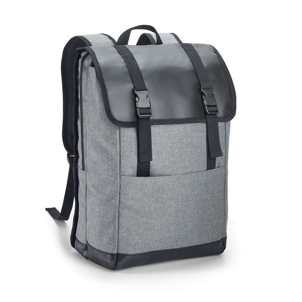 Ryggsäck för laptop upp till 17 tum i slitstark 600D-nylon. Perfekt för arbete och resor.