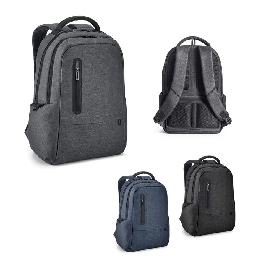 BOSTON. Vattentät 2Tone Nylon 17'' laptopryggsäck