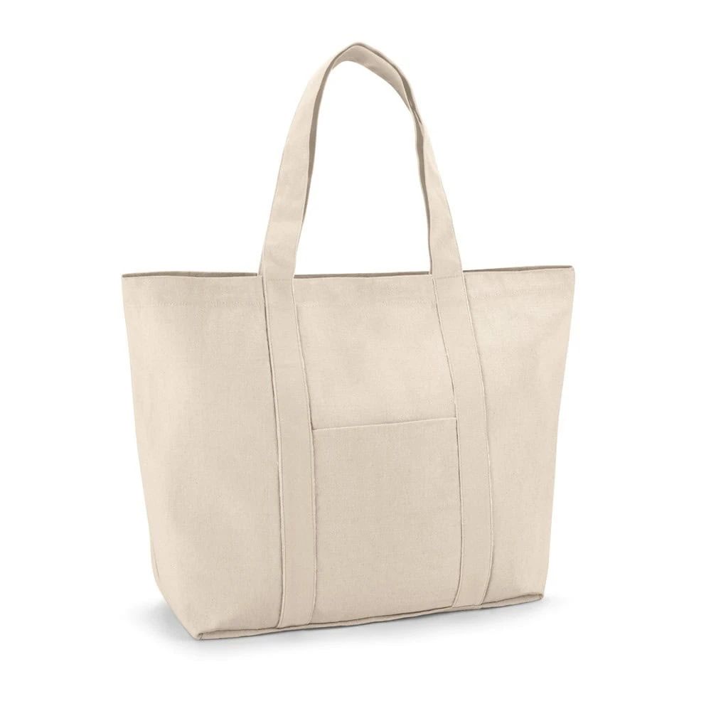 VILLE. Canvaspåsei 100 % bomull med fram- och innerficka (280 g/m²)