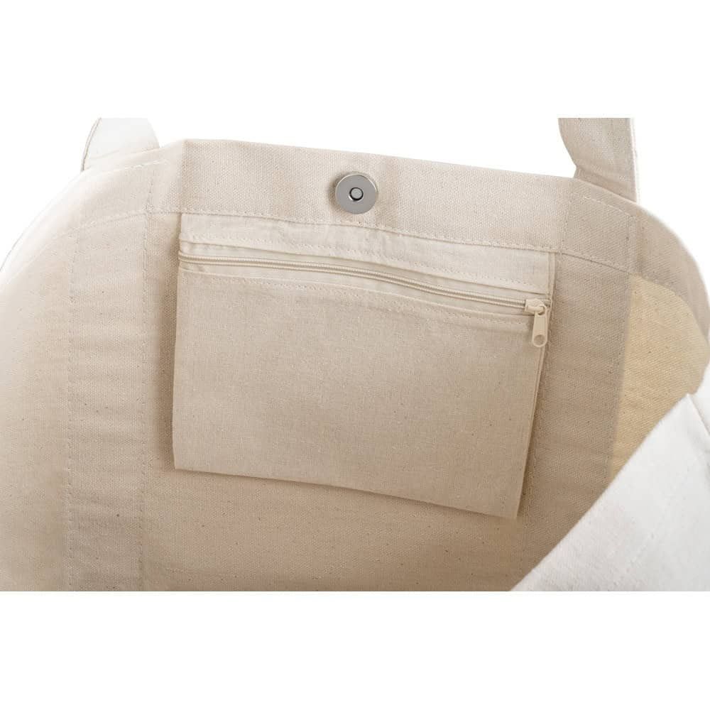VILLE. Canvaspåsei 100 % bomull med fram- och innerficka (280 g/m²)