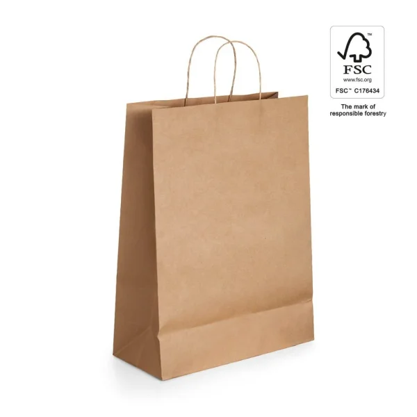 LEIA. Papperspåse i kraftpapper (115 g/m²) – profilreklam med tryck från ExpoTryck
